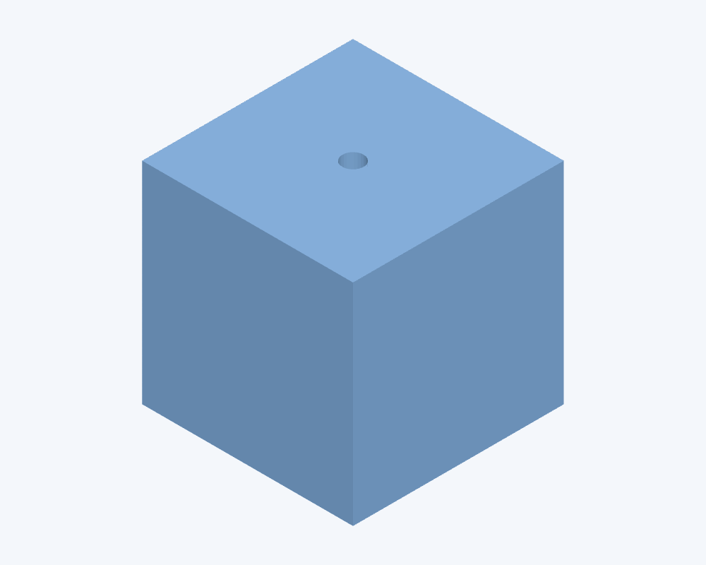 Geometrievorschau: Bohrspindel: 7958 / 9000 U/min
