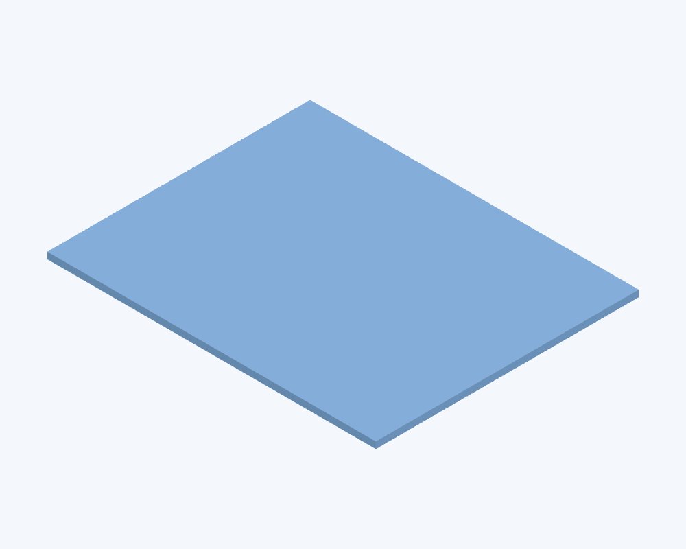 Geometrievorschau: Laser-Rohling: 2 mm